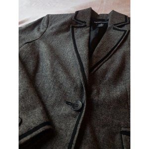 Norton McNaughton Women's Black/Gray Jacket/Blazer, Size 10